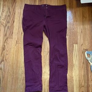 Goodfellow & Co Maroon Hennepin Chino Pants